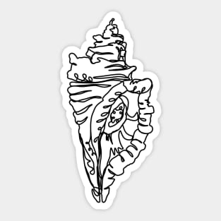 Sea shell Sticker